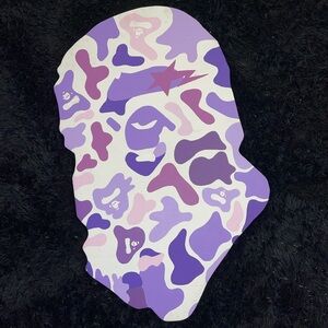 Purple and Pink Abstract Art Piece